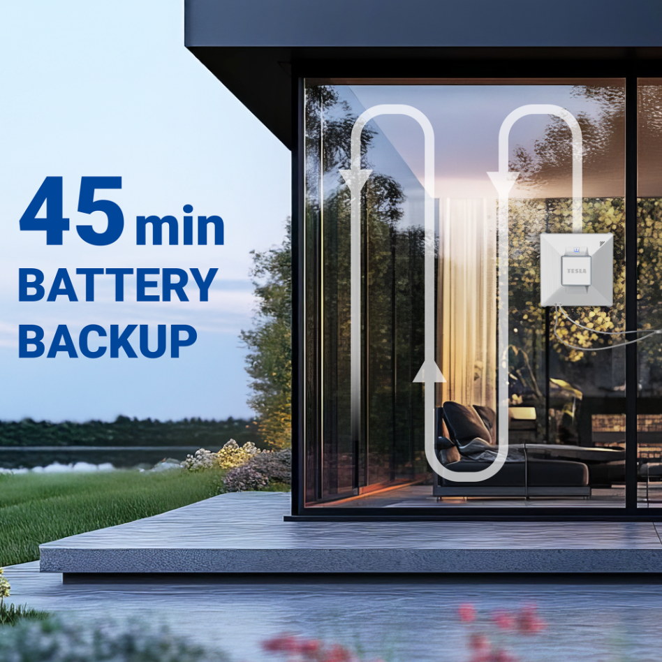 TESLA RoboStar W800 WiFi ablaktisztító robot működés közben